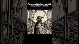 Transform your photos into woodcut style.(45)