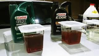 Castrol Full Synthetic. Dealing with dry starts and what I was told about switching oil viscosity.