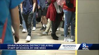 Ephrata Area School District pushes back start of school