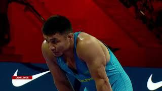 BRONZE FS - 74 kg: I. NAVRUZOV (UZB) v. N. KAIPANOV (KAZ)