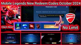 Mobile Legends Redeem Codes October 14 2024 - MLBB Diamond Redeem Codes  reward gift 100% Legit