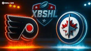 LIVE NHL 25 | XBSHL Philadelphia Flyers vs Winnipeg Jets