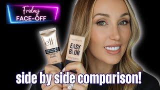 I reviewed the  e.l.f Soft Glam and Huda Beauty Easy Blur for 8 hours.  One is NOT worth the money!