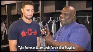 Tyler Freeman Guardians & Coach Mike Mayden