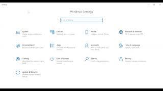 Windows Accessibility Settings