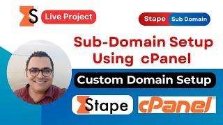 How to Create Sub Domain Using cPanel By Stape | Learn Sub Domain Setup in cPanel 2024 in Bangla