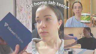 lots of lab tests: in-home blood draw, new test kits, supplement chat, and thoughts on therapy//VLOG