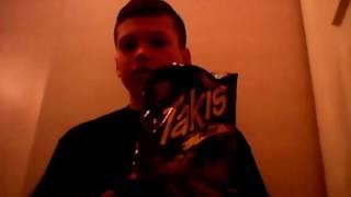 Takis challenge with sister Alyssa (Ben Maxfield)