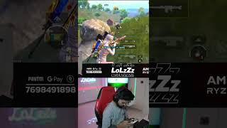  MG3 Spray + AMR One-Tap = GOD Clutch! | 1v4 Insane Finish in BGMI  @LoLzZzGaming #pubgmobile