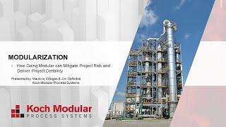 WEBINAR: How Going Modular Can Mitigate Project Risk and Deliver Project Certainty