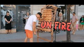 Jazz Ginas | THE ROOP - On fire | Street Performance