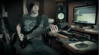 Vladimir Krylov VP Guitars 8 string baritone + Fokin pickups + AXE FX 2 TEST