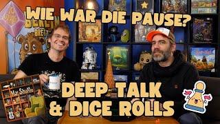 Wie war die Pause – Deep Talk & Dice Rolls - My Shelfie - Hunter & Cron Brettspiel Show Folge 1.4