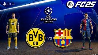 FC 25 - Borussia Dortmund vs Barcelona Ft. Yamal, Olmo, | UEFA Champions League | PS5™ [4K60]