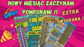 ZDRAPKI LOTTOWOW ! PIĘKNY POCZĄTEK MIESIĄCA ! #zdrapki #wygrana #lottery #scratchcards #lotto