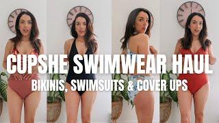 NEW IN! CUPSHE SWIMWEAR HAUL 2023 | Affordable Bikinis Swimwear Dresses Under £35 | Eilidh Wells AD