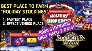 Guide To Get Holiday Stocking Fastest in Event 10th Anniversary Summoners War Sky Arena