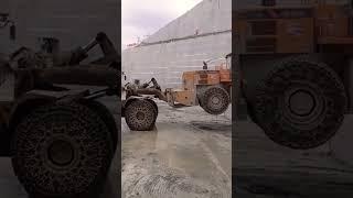 wheel loader from a rock  || #shorts #viral #youtubeviral