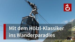 Seilbahn Dorf Tirol - Hochmuth | Stützenloser Hölzl-Oldie hoch über Meran - Südtirol