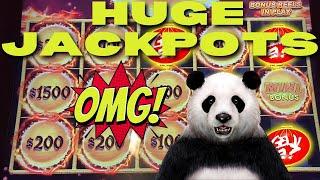 ️ 3 HUGE JACKPOTS EPIC COMEBACK ON PANDA MAGIC DRAGON CASH SLOT MACHINE LIVE AT THE COSMOPOLITAN