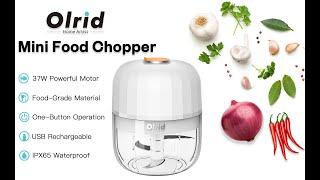 Electric garlic chopper, Olrid mini food processor