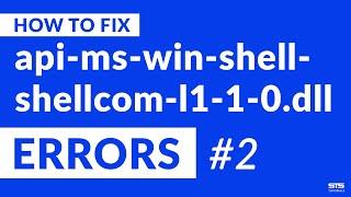 api-ms-win-shell-shellcom-l1-1-0.dll Missing Error on Windows | 2020 | Fix #2