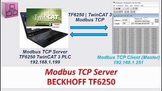 COM36. Modbus TCP Server via Beckhoff TF6250 TwinCAT 3