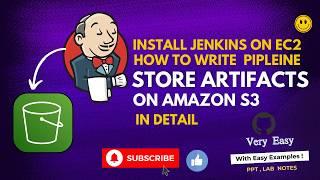 Jenkins Pipeline Tutorial | CI/CD: Build & Upload Artifacts to AWS S3