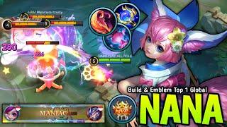 100% ANNOYING!! NANA NEW 1 SHOT BUILD FOR NEW SEASON 35 AUTO WINSTREAK - BUILD TOP 1 GLOBAL NANA