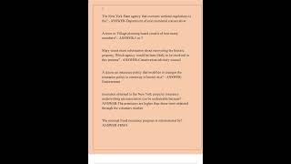 Review Questions For The New York Real Estate Exam