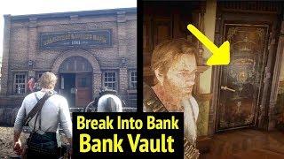 Enter Valentine Savings Bank at Night in Red Dead Redemption 2 (RDR2): Go Inside Bank Vault