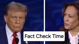 Presidential Debate 2024 - Abortion Topic - Fact Check Kamala Harris - She Lied