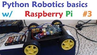 Raspberry pi with Python for Robotics 3 - Connecting 4 motors