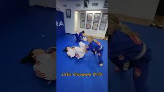 Little Champions Drills  #graciebarra #takedown #antibullying #jiujitsu