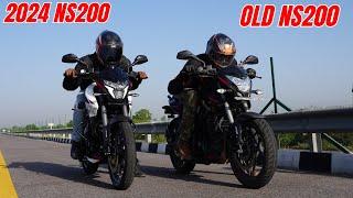 2024 NEW Pulsar NS200 vs OLD NS200 drag race