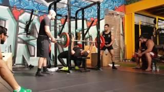 April 2017 WH gym meet 2nd BP 147.5 kg