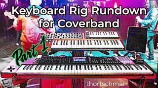 Keyboard Rig Setup Rundown for Live Performance Cover Band Keyboard Player Synth Rig | 2023 | Part 1