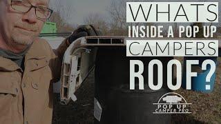 Whats inside a pop up campers roof