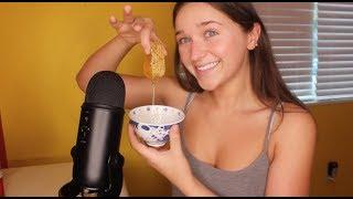 ASMR - Eating honeycomb!!