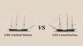 NAVAL ACTION  - USS Constitution vs USS United States