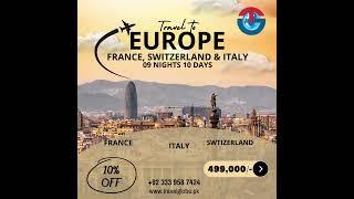 Let's Explore, France, Italy & Switzerland with The Travel Globe