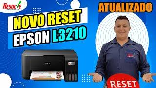  NOVO Reset Epson  L3210 L3250 L1210 L1250 L3251 L3260 L5290 Luzes do papel e tinta piscando juntas