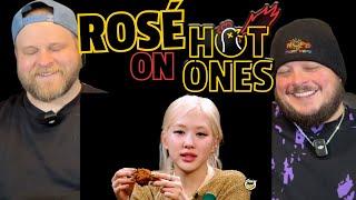 ROSÉ conquers spicy wings on HOT ONES