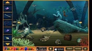 Underwater Treasure Escape 3 walkthrough FEG.