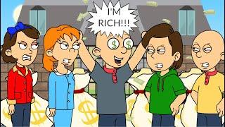 Classic Caillou Pretends to have Cancer, Starts a Go Fund Me Page, and Gets Grounded!