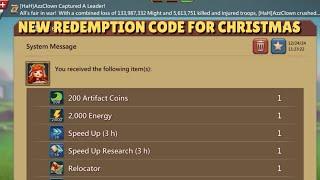 Lords mobile- New redemption code 2024 | Christmas