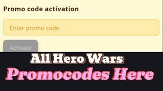 ALL Promo Codes for Hero Wars: Dominion Era