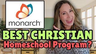 MONARCH ONLINE HOMESCHOOLING PROGRAM REVIEW - Christian Homeschool Program Demo and Honest Review!