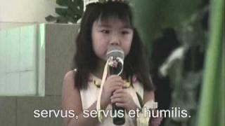 Panis Angelicus by 4-year old