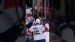 Barkov Phantom High Five To Gudas, Who Now Plays For The Ducks 